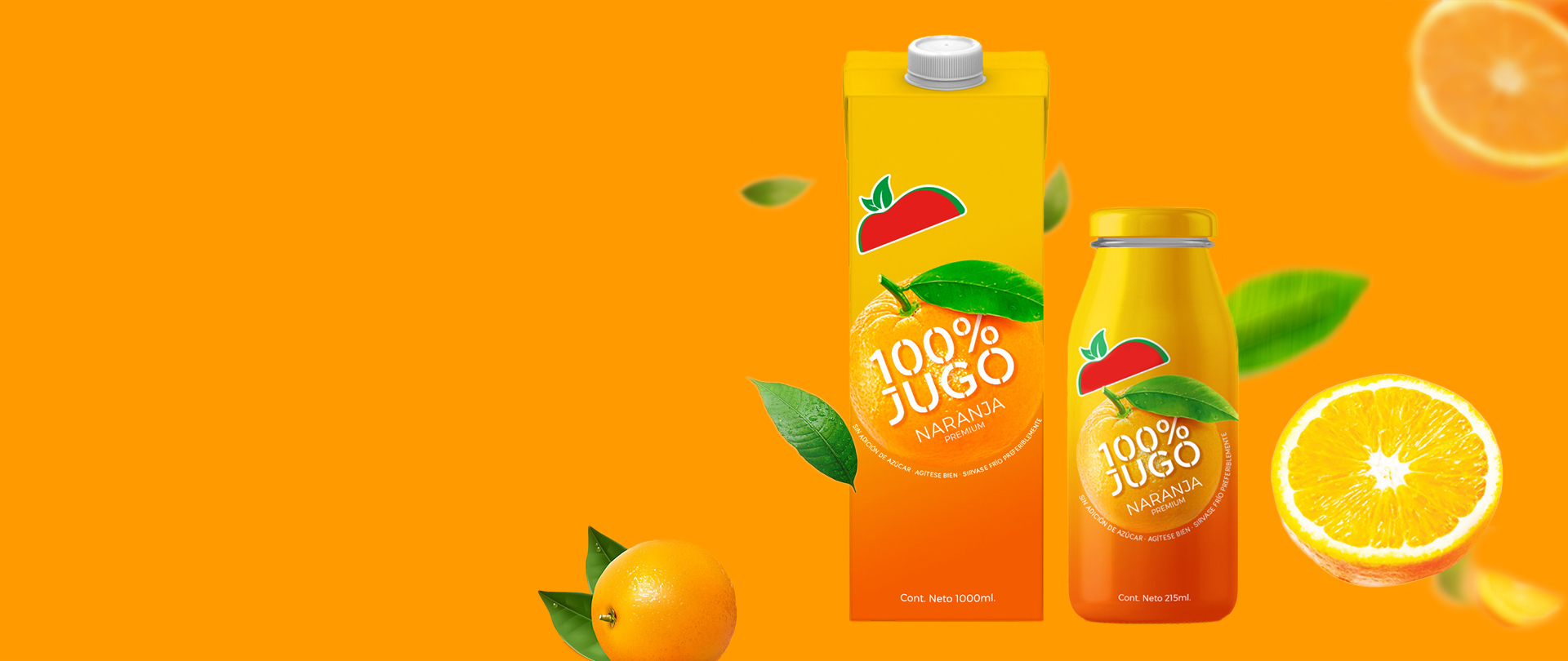 100% jugo naranja premium